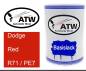 Preview: Dodge, Red, R71 / PE7: 500ml Lackdose, von ATW Autoteile West.